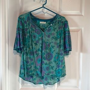 EUC Spell Buttercup Blue Top